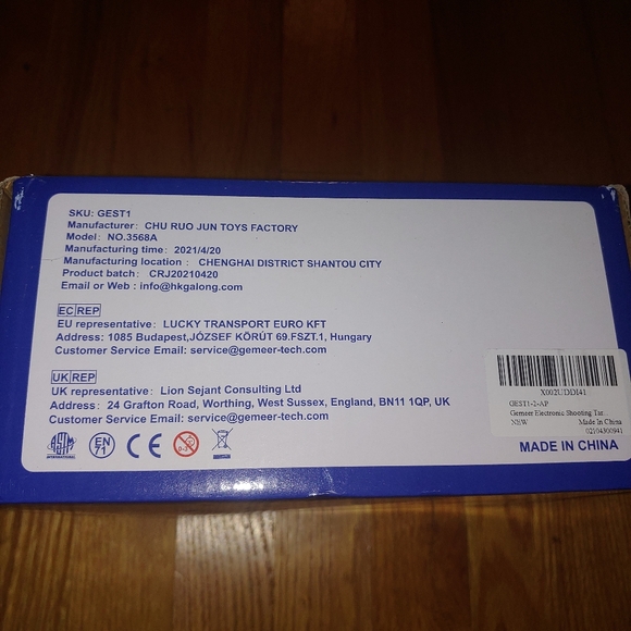 Gemeer Digital Targets w Foam Toy Electronic Shooting Targets Shooting Game - Picture 4 of 5